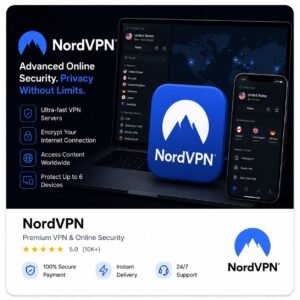 Buy NordVPN in Pakistan premium VPN account with instant delivery and secure access