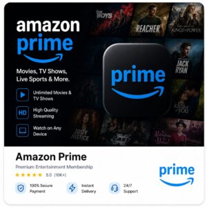 Buy Amazon Prime Video Premium Account in Pakistan | Full Private Profile Access